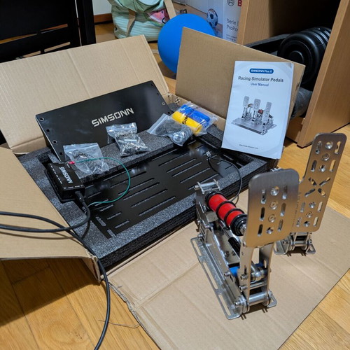 Simsonn Plus X pedals and board like new, racing simulator