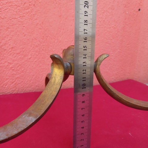 Brass base used, solid and sturdy with threading