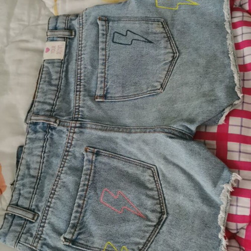 Zara denim shorts used for girl 9-10 years blue 140 cm