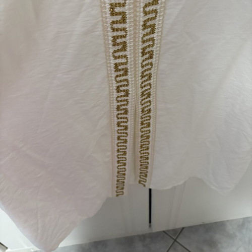 Kaftan white women's with gold details new
