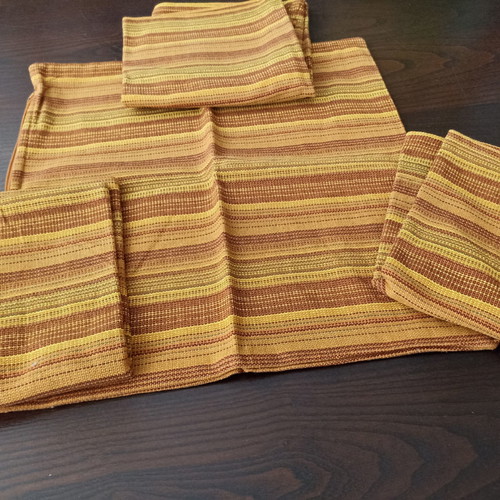 Pillows set of 4 0.45x0.45 woven summer cotton without filling