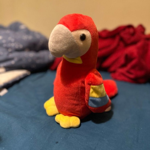 Playtive parrot used, repeats what you say