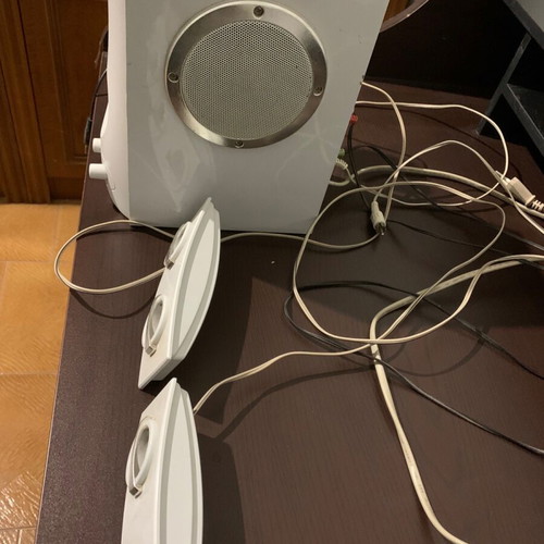 Computer speakers and camera used, bundle