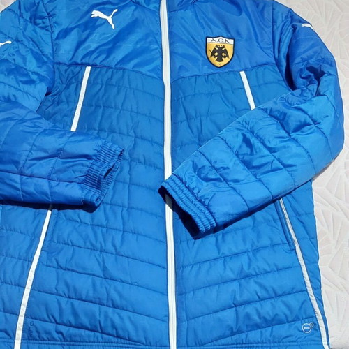 AEK Puma collectible puffer jacket 2011-2014, authentic, royal blue