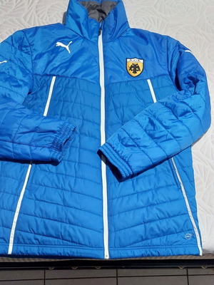 AEK Puma collectible puffer jacket 2011-2014, authentic, royal blue