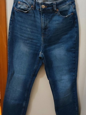 Skinny μπλε τζιν H&M μεταχειρισμένο, μέγεθος 42