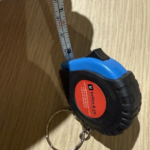 Measuring Tape Keychain like new, collectible and practical