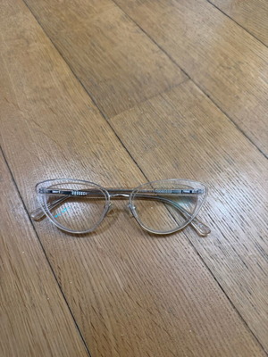 Cat Eye Myopia Glasses New With Transparent Frame