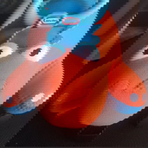 Δεινοσαυρακι με ροδάκια Little Tikes μεταχειρισμένο, ύψος καθίσματος 62x35x25