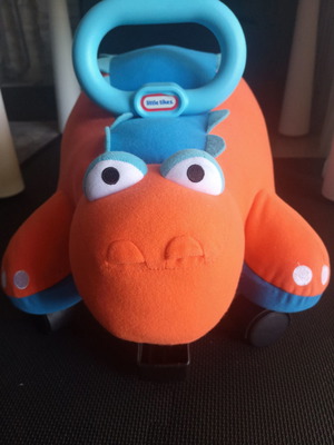 Δεινοσαυρακι με ροδάκια Little Tikes μεταχειρισμένο, ύψος καθίσματος 62x35x25