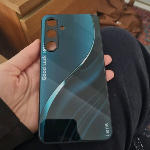 Phone case for Galaxy S24 Plus new, stylish with blue details