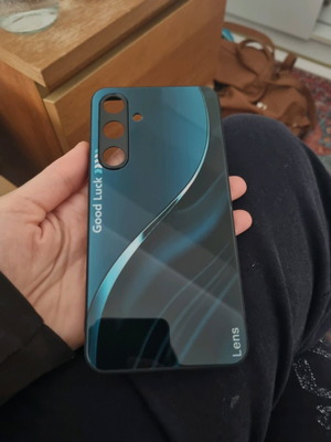 Phone case for Galaxy S24 Plus new, stylish with blue details