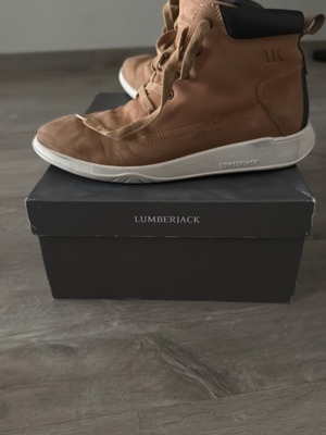 Lumberjack men's leather boots like new, size 41, beige orange