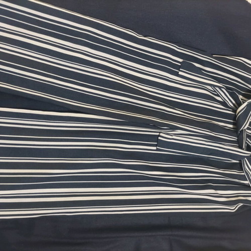 Teen girl wide-leg pants like new, white and blue, energiers