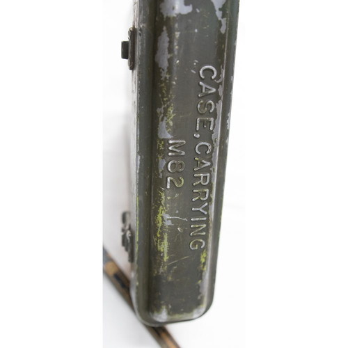 WW2 U.S Army Artillery Quadrant with Aluminum Case used M1A1
