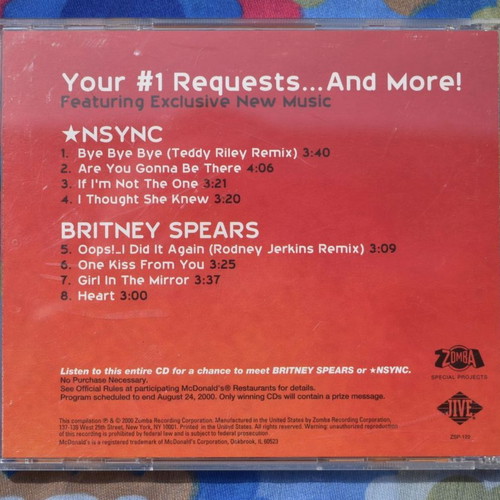 *NSYNC / Britney Spears Your #1 Requests...And More! CD like new, pop