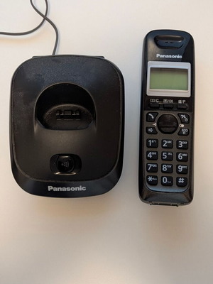 Panasonic KX-TG2511 ασύρματο τηλέφωνο μεταχειρισμένο, μαύρο