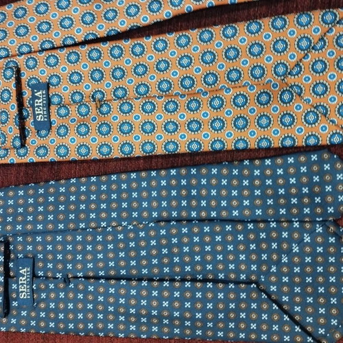 Sera Fine Silk Ties set of 2 made in Italy like new