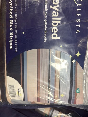 Zelesta Royalbed duvet cover with pillowcases, new, 140x200 cm
