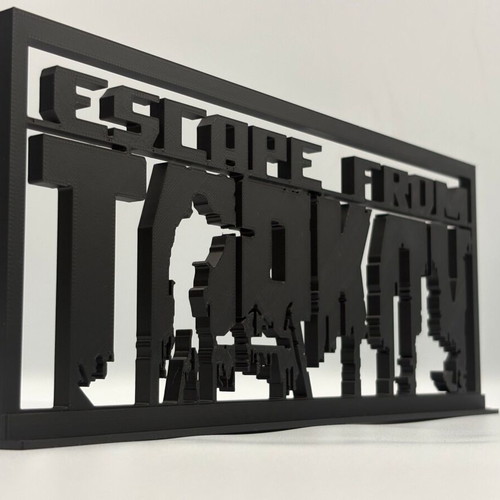 Escape From Tarkov Logo Desk Decor New 3D Printed