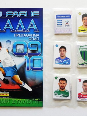 Panini Super League Greece 2009-2010 - Κενό άλμπουμ και πλήρες σετ