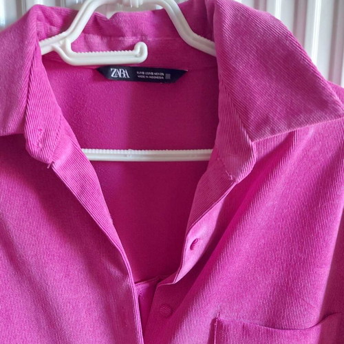 Zara women's shirt pink like new, size S