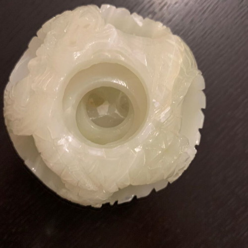 Chinese jade puzzle ball used, four levels