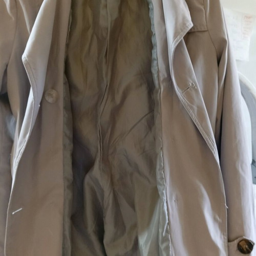 Women's cotton trench coat "Harpia" like new, beige, size XXXL