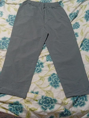 Shein pants medium gray like new with elastic waist