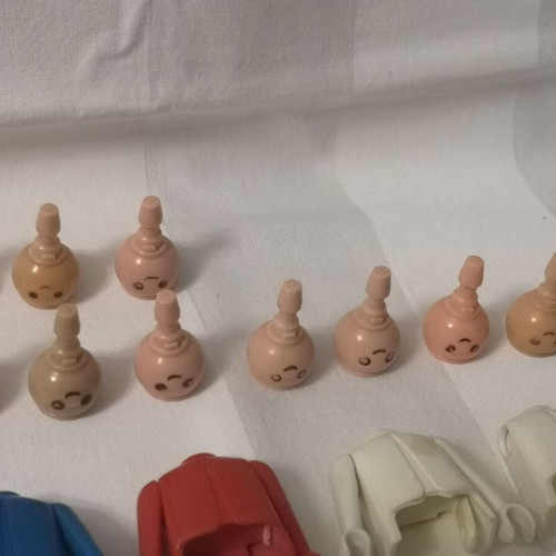 Playmobil pack of used body part spare pieces