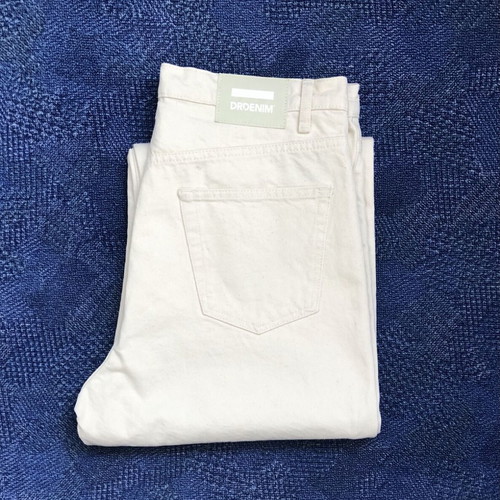 Dr Denim Omar Jeans Relaxed new men's pants size 32, ecru