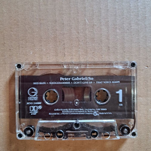Peter Gabriel So cassette album club edition like new