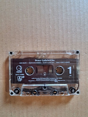 Peter Gabriel So cassette album club edition like new