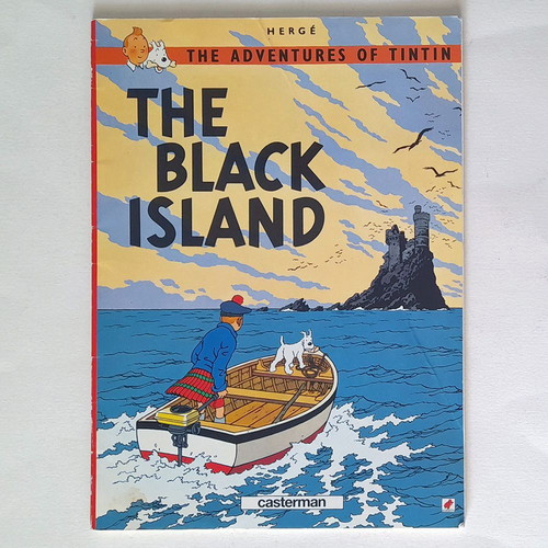 Tintin The Black Island used, English