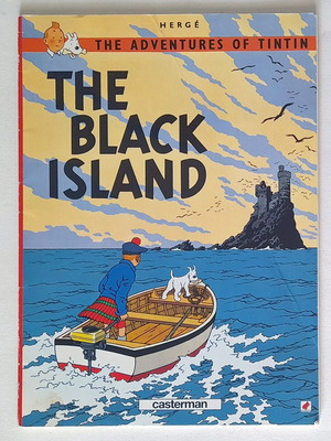 Tintin The Black Island used, English