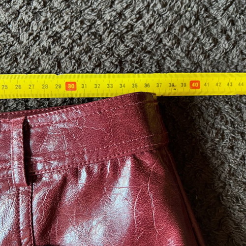 Attrattivo women's mini skirt made of eco leather like new, size M