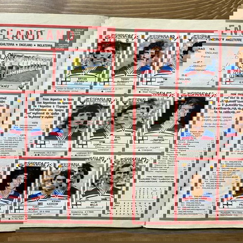 Άλμπουμ ESPANA 82 μεταχειρισμένο, 100% συμπληρωμένο