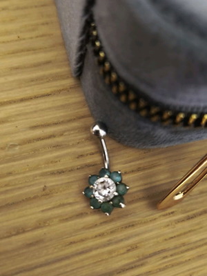 Σκουλαρίκι για τον αφαλό μεταχειρισμένο, δεν μαυρίζει