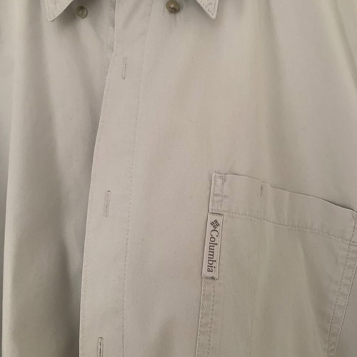 Columbia shirt like new, beige, size L