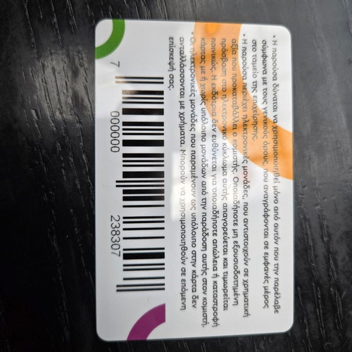 Allou Fun Park collectible fun card like new