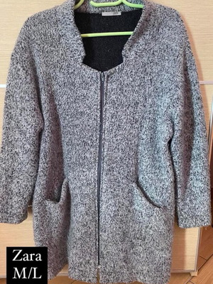 Zara outerwear like new, gray and blue, sizes M/L