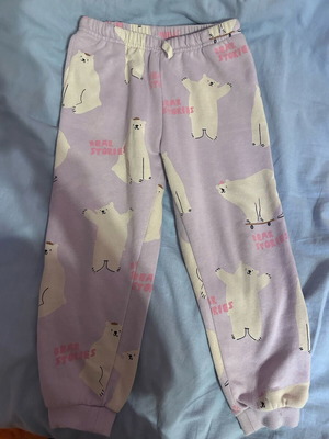 H&M purple sweatpants like new for 6 years old