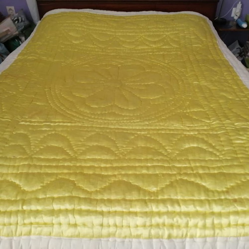 Half-double wool quilt used, genuine handmade