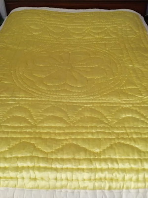 Half-double wool quilt used, genuine handmade