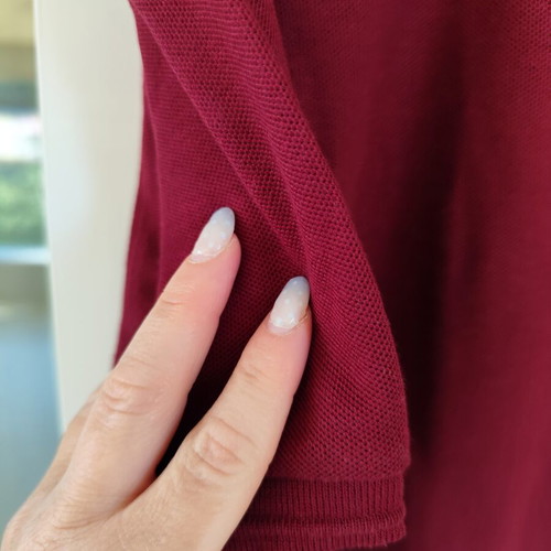 Slazenger polo shirt new, burgundy, size L