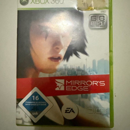 Mirror's Edge Xbox 360 game like new with manuals