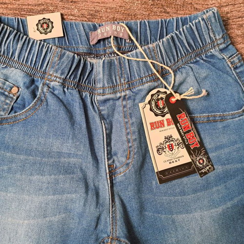 Jean pants for boy 11-12 years new with elastic Run boy