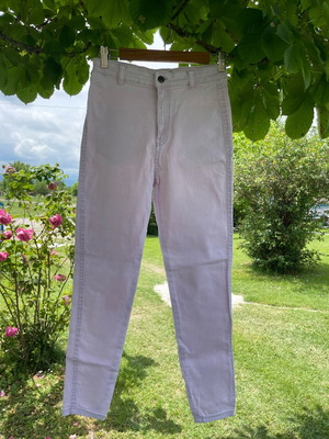 Bershka lilac jeans like new, slim fit, size 38