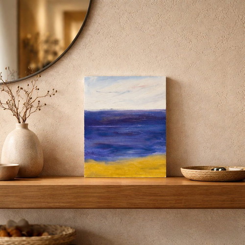 Original oil painting “Ios: Where Lavender Sings” like new