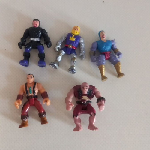 Fisher Price Imaginext action figures set of 9 like new with armor